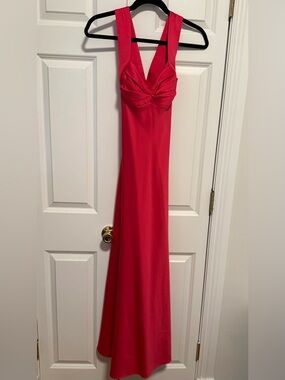 Calvin Klein Magenta Evening Dress